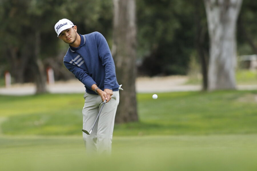 Lezcano es líder en The Club at Weston Hills, Raúl Pereda a dos golpes