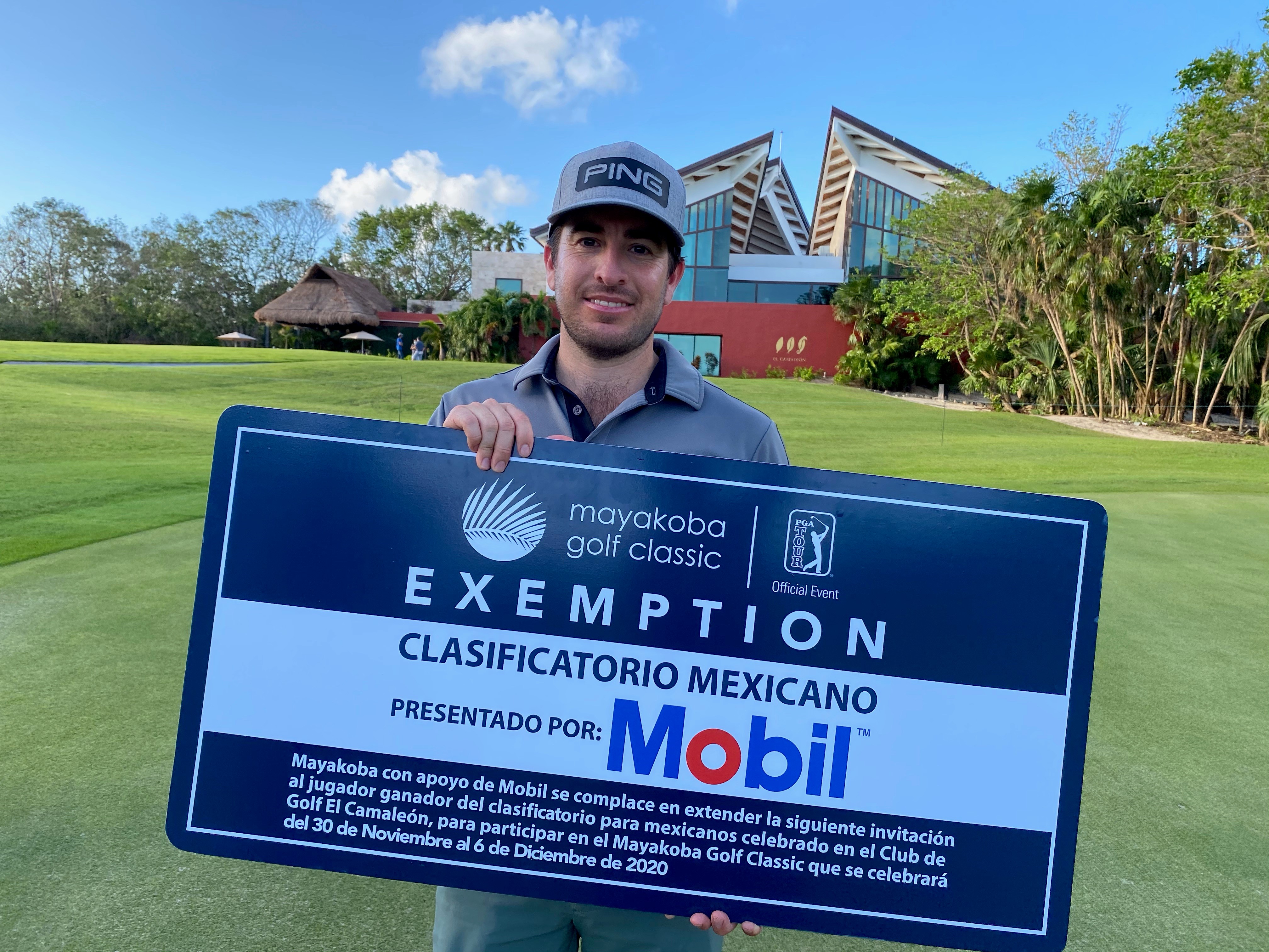 ARMANDO FAVELA GANA SU BOLETO AL MAYAKOBA GOLF CLASSIC