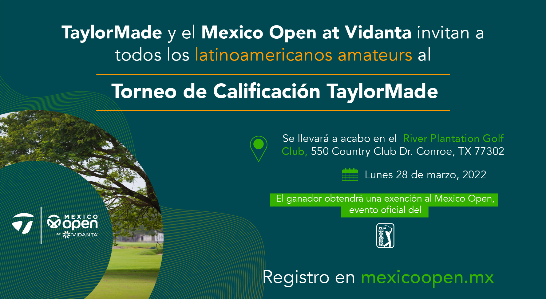 ¡MEXICO OPEN Y TAYLORMADE GOLF  PRESENTAN TORNEO DE CALIFICACIÓN!