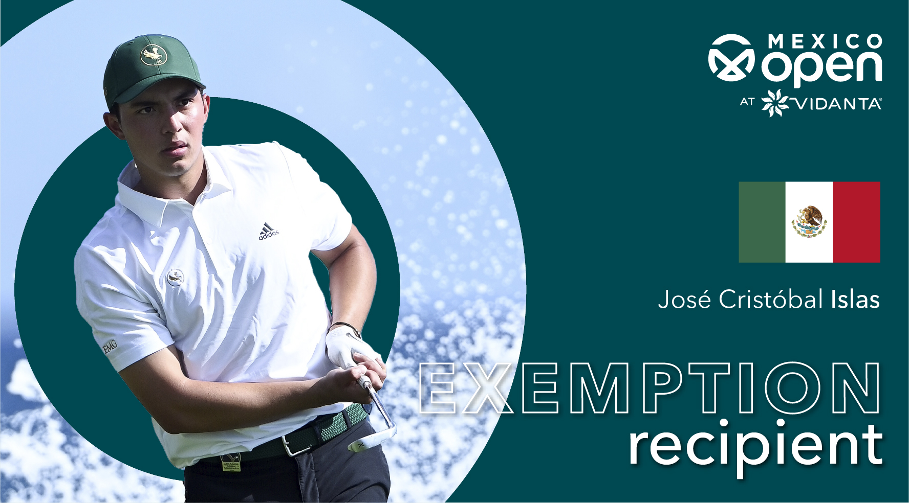 ¡José Cristobal Islas recibe exención para el Mexico Open at Vidanta!