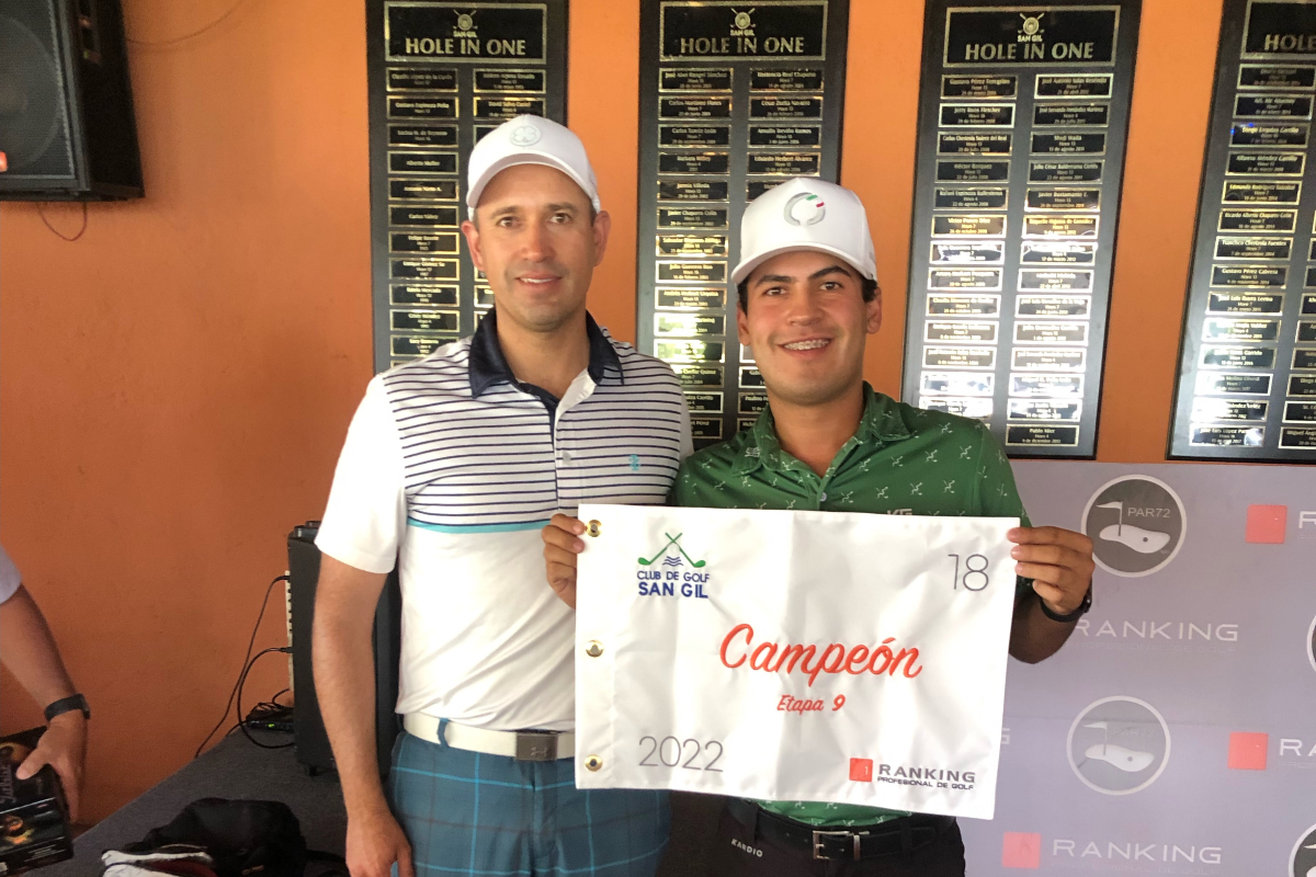 Carlos Haro y Erácleo Bermudez, ganadores en el Ranking Profesional de Golf