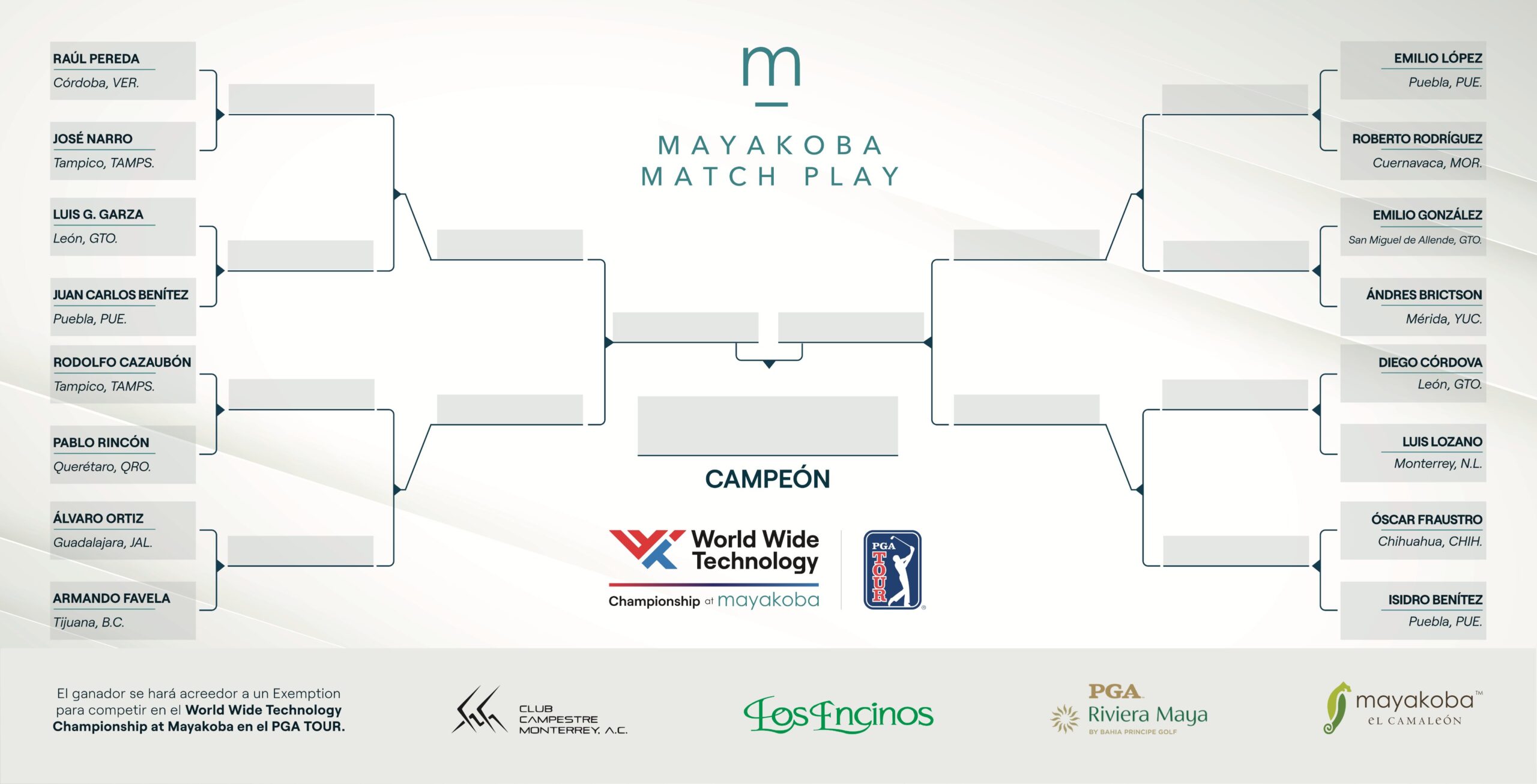 Mexicanos en busca de su boleto al WWT Championship at Mayakoba