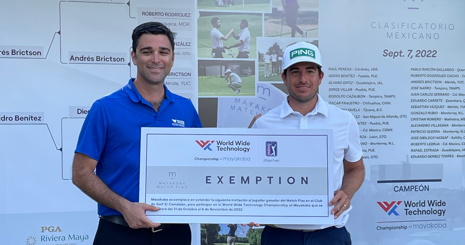 Conoce al mexicano que ganó el boleto al WWT at Mayakoba