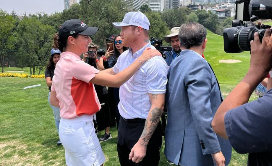 Lorena Ochoa y ‘Canelo’ Álvarez, juntos gracias al Golf