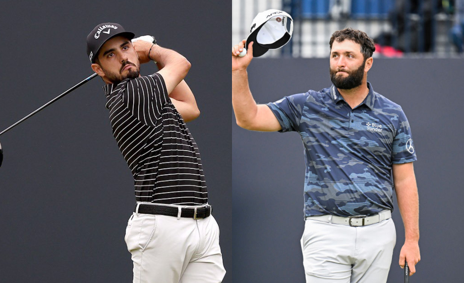 Caminé con Abraham Ancer y Jon Rahm en The Open