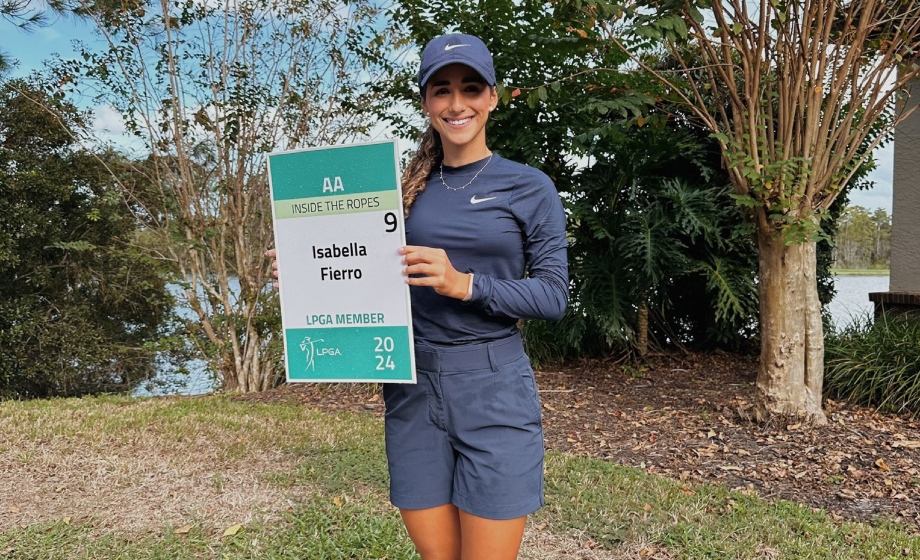 La mexicana Isabella Fierro recibe su tarjeta para la LPGA