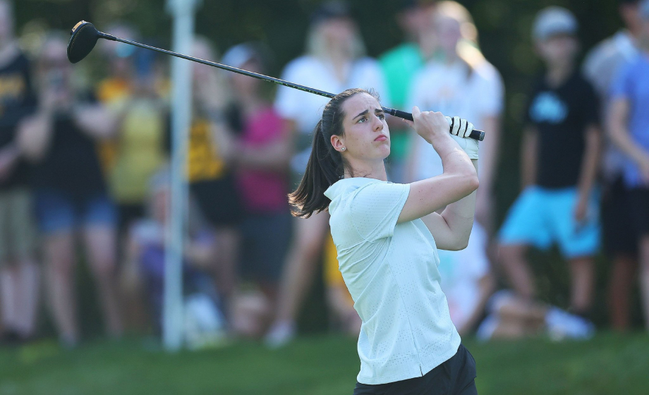 De la duela al campo, Caitlin Clark lista para jugar mucho golf