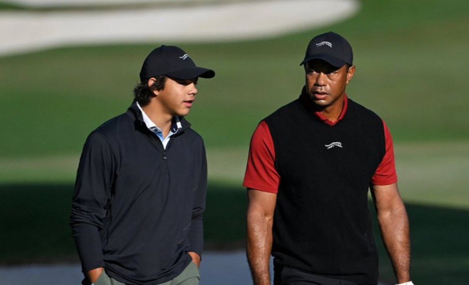 Tiger y Charlie Woods de vuelta en acción