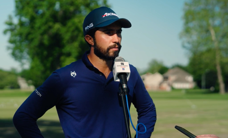 Álvaro Ortiz es segundo, previo a ronda final en Korn Ferry Tour