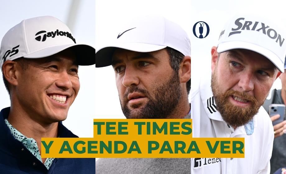The Open: Tee Times y agenda para ver