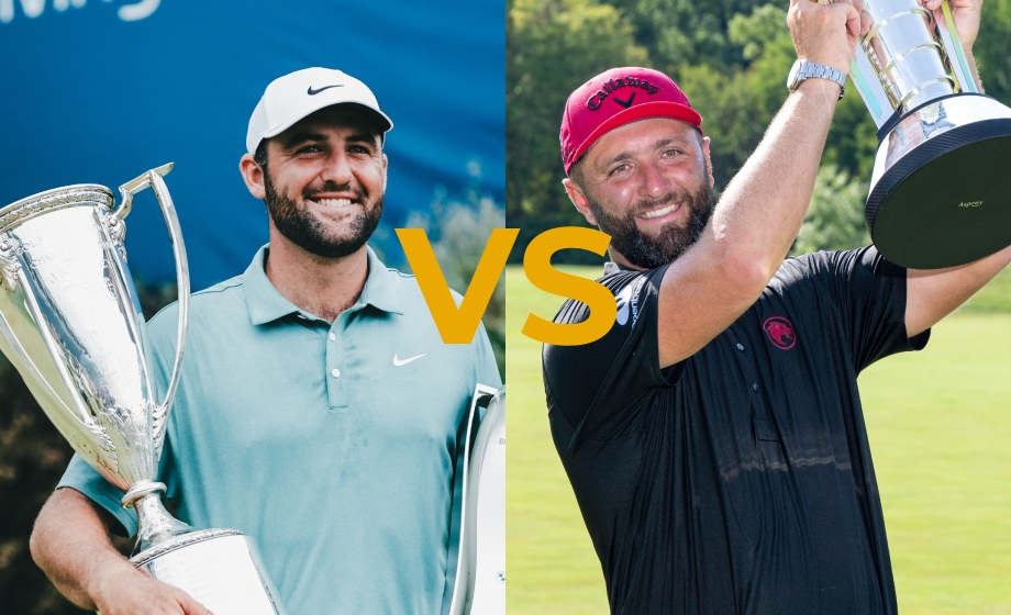 Scottie Scheffler vs Jon Rahm #PlayGolf