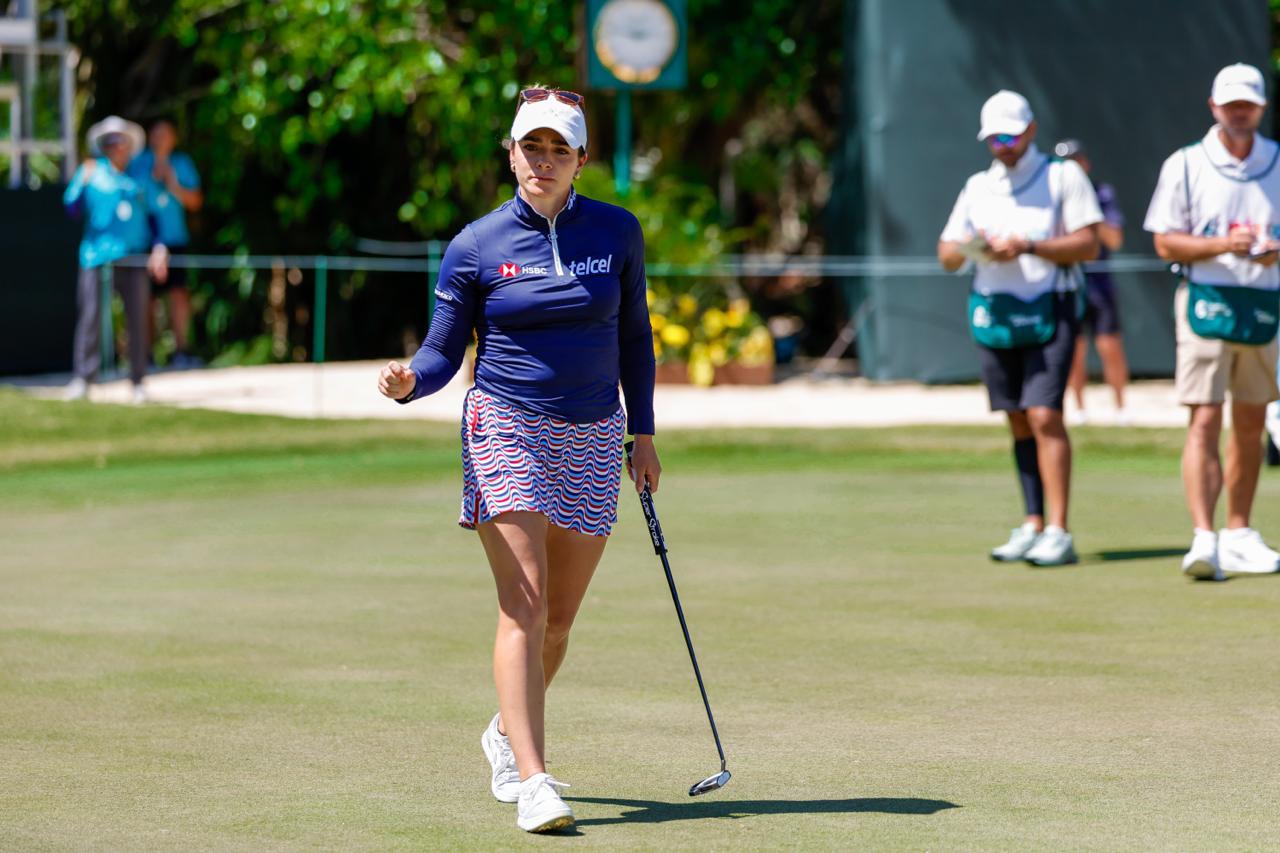 Gaby López arranca en Mayakoba a dos golpes de la cima