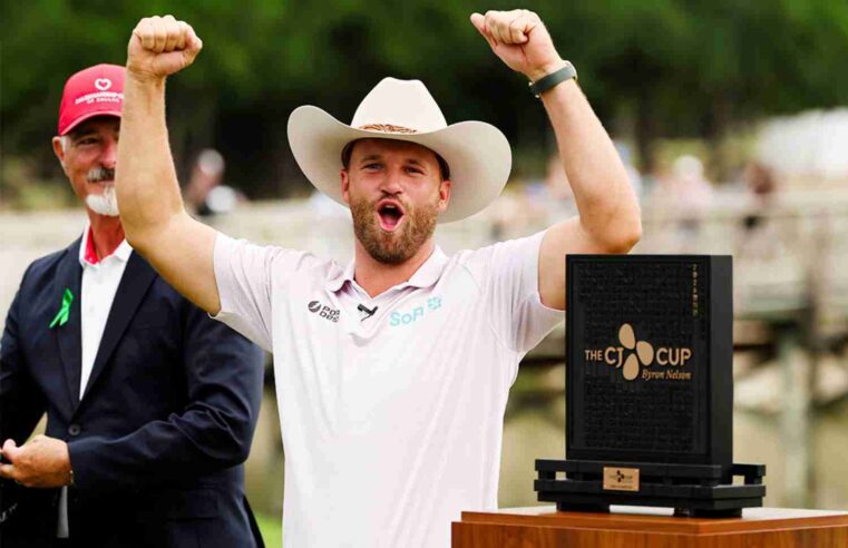 Wyndham Clark festeja en TPC Craig Ranch en Dallas