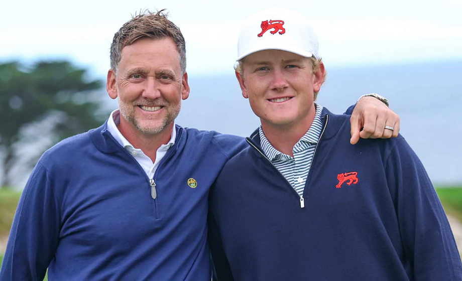 Ian Poulter paga las bebidas en el festejo de la Walker Cup